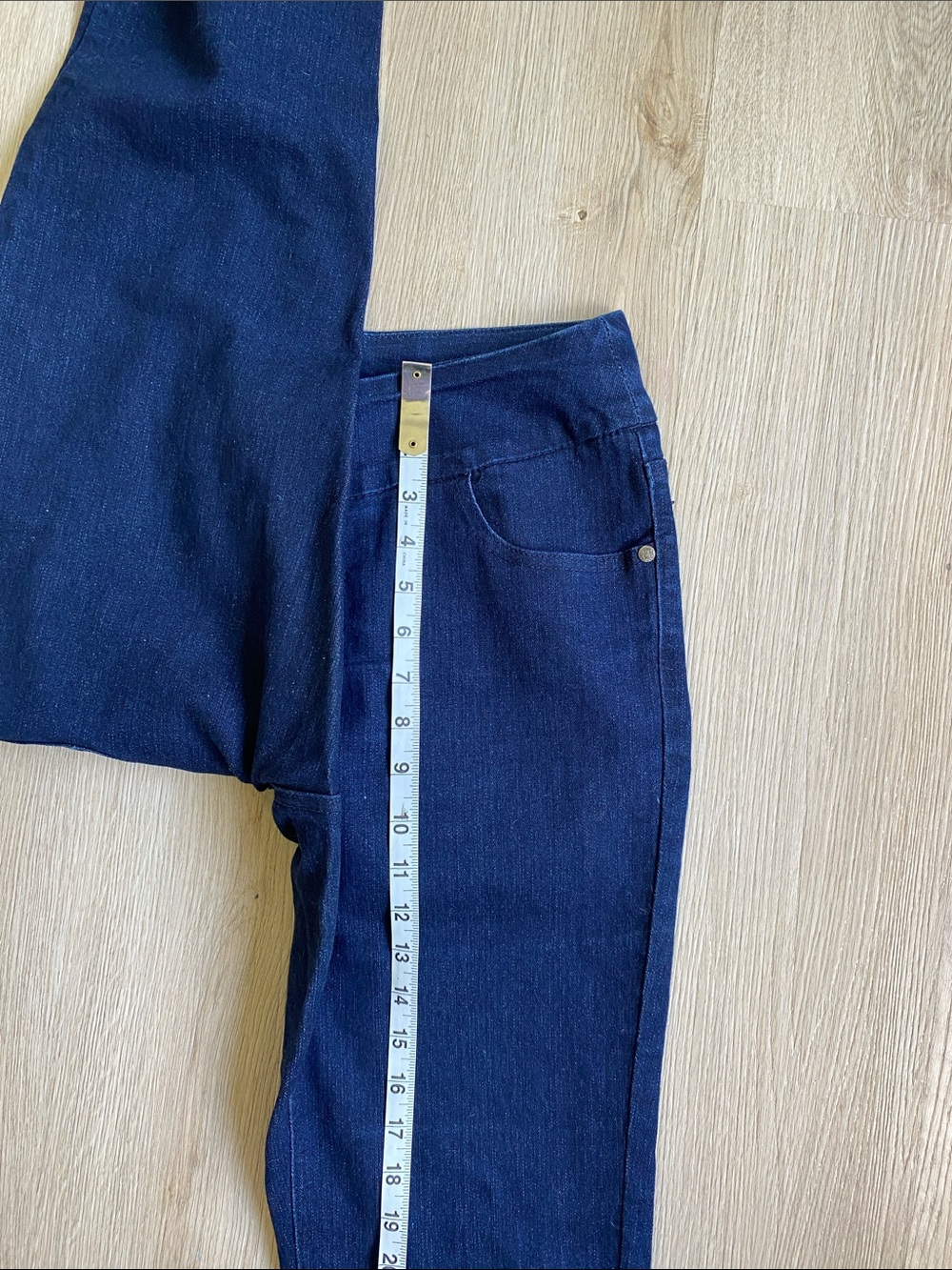 Northern Reflections Pull-On Stretch Ankle Jeans Dark Mid Rise Slim Straight - Picture 10 of 11
